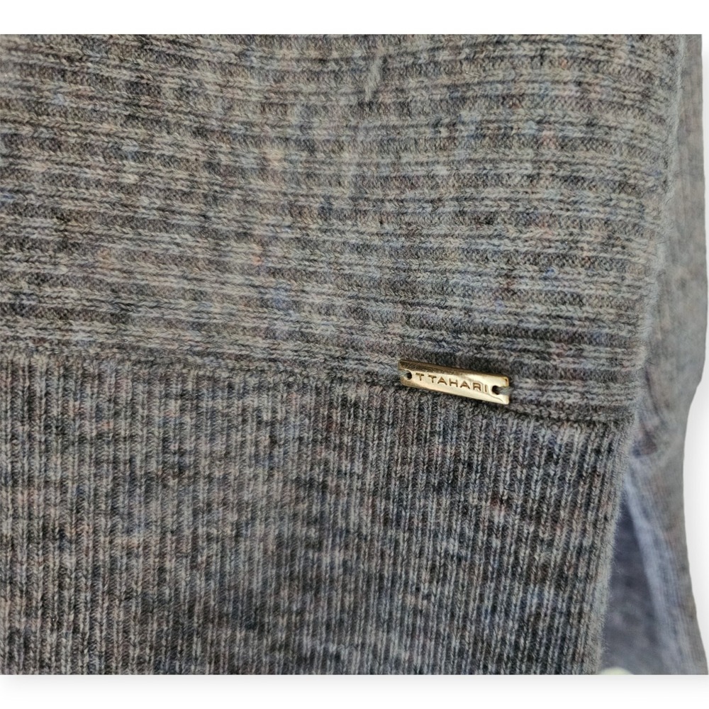 Tahari‎ Women's Pullover Sweater Size XL Lavender Combo 88% Polyester 12% Nylon - Picture 9 of 12
